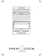 Preview for 110 page of Profi Cook PC-DKI 1067 Instruction Manual