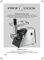 Profi Cook PC-FW 1060 Instruction Manual preview