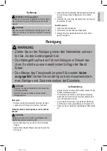 Preview for 9 page of Profi Cook PC-FW 1173 Instruction Manual