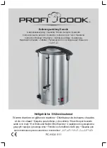 Preview for 1 page of Profi Cook PC-HGA 1111 Instruction Manual & Warranty