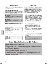 Preview for 40 page of Profi Cook PC-HGA 1111 Instruction Manual & Warranty
