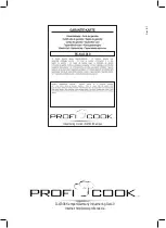 Preview for 70 page of Profi Cook PC-KA 1010 Instruction Manual