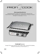 Profi Cook PC-KG 1029 Instruction Manual preview