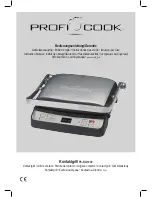 Profi Cook PC-KG 1030 Instruction Manual preview