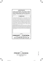 Предварительный просмотр 54 страницы Profi Cook PC-KSW 1021 N Instruction Manual