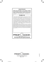 Preview for 70 page of Profi Cook PC-MBG 1185 Instruction Manual