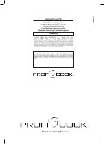 Preview for 62 page of Profi Cook PC-MS 1032 Instruction Manual