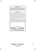 Preview for 106 page of Profi Cook PC-MWG 1175 Instruction Manual