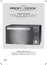 Profi Cook PC-MWG 1204 Instruction Manual preview