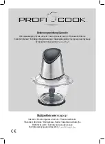 Profi Cook PC-MZ 1027 Instruction Manual preview