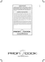 Preview for 170 page of Profi Cook PC-SKT 1071 Instruction Manual