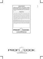 Preview for 186 page of Profi Cook PC-SKT 1101 Instruction Manual