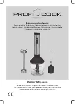 Preview for 1 page of Profi Cook PC-SMS 1095 Instruction Manual