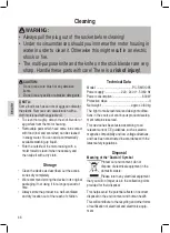 Preview for 46 page of Profi Cook PC-SMS 1095 Instruction Manual