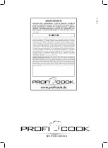 Preview for 82 page of Profi Cook PC-SMS 1095 Instruction Manual