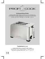 Profi Cook PC-TA 1082 Instruction Manual preview