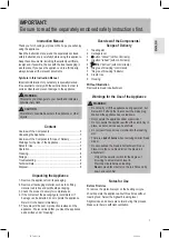 Preview for 7 page of Profi Cook PC-TA 1251 Instruction Manual