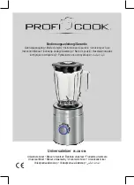 Profi Cook PC-UM 1086 Instruction Manual preview