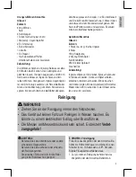 Предварительный просмотр 9 страницы Profi Cook PC-UMS 1085 Instruction Manual