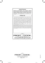 Preview for 38 page of Profi Cook PC-WA 1241 Instruction Manual