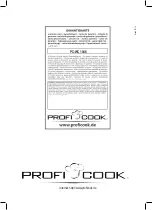 Preview for 96 page of Profi Cook PC-WC1046 Instruction Manual