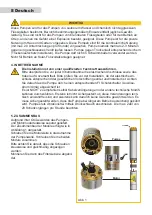 Preview for 8 page of Profi-pumpe BP011105 Operating Instructions Manual