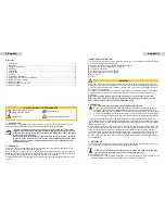 Preview for 2 page of Profi-pumpe ENVIRO-TECH 550 Operating Instructions Manual