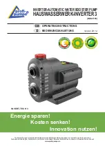 Preview for 1 page of Profi-pumpe HW01116 Operating Instructions Manual