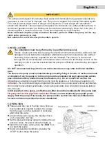 Preview for 3 page of Profi-pumpe HW01116 Operating Instructions Manual