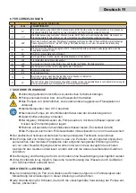 Preview for 11 page of Profi-pumpe HW01116 Operating Instructions Manual