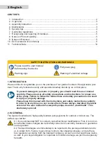 Предварительный просмотр 2 страницы Profi-pumpe SB02130-4 Operating Instructions Manual