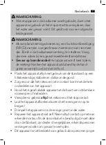 Preview for 8 page of ProfiCare PC-HC 3049 Instruction Manual