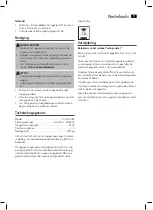 Предварительный просмотр 10 страницы ProfiCare PC-HC 3049 Instruction Manual