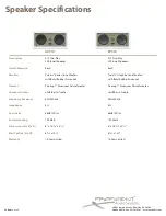 Предварительный просмотр 2 страницы Proficient Audio Systems IW525 Specifications