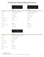 Предварительный просмотр 2 страницы Proficient Audio Systems Kevlar CC550 Specs