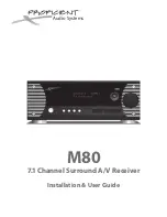 Preview for 1 page of Proficient Audio Systems M80 Installation & User Manual