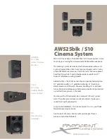 Preview for 1 page of Proficient Audio Systems Proficient AW525BLK Specifications