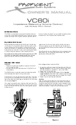 Preview for 1 page of Proficient Audio Systems VC60i Owner'S Manual