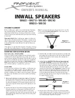 Предварительный просмотр 1 страницы Proficient Audio Systems W665 Owner'S Manual