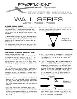 Proficient Audio Systems WALL W670 Owner'S Manual предпросмотр