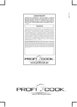 Preview for 90 page of Proficook PC-AE 1069 Instruction Manual