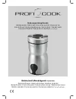 Предварительный просмотр 1 страницы Proficook PC-KSW 1093 Instruction Manual