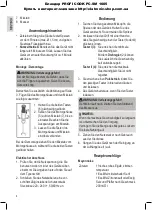 Preview for 6 page of Proficook PC-SM 1005 Instruction Manual