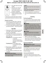 Preview for 29 page of Proficook PC-SM 1005 Instruction Manual