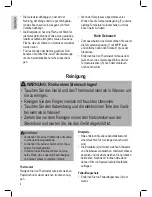 Preview for 8 page of Proficook PC-TYG 1143 Instruction Manual