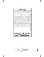 Preview for 68 page of Proficook PC-TYG 1143 Instruction Manual