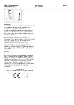 Предварительный просмотр 12 страницы Profile 100000115 Bora Manual