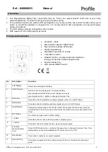 Preview for 6 page of Profile 840000015 Manual