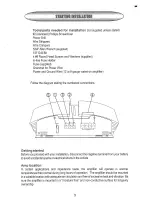 Preview for 4 page of Profile California Mosfet 100SX Owner'S Manual