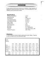 Preview for 22 page of Profile California Mosfet 100SX Owner'S Manual